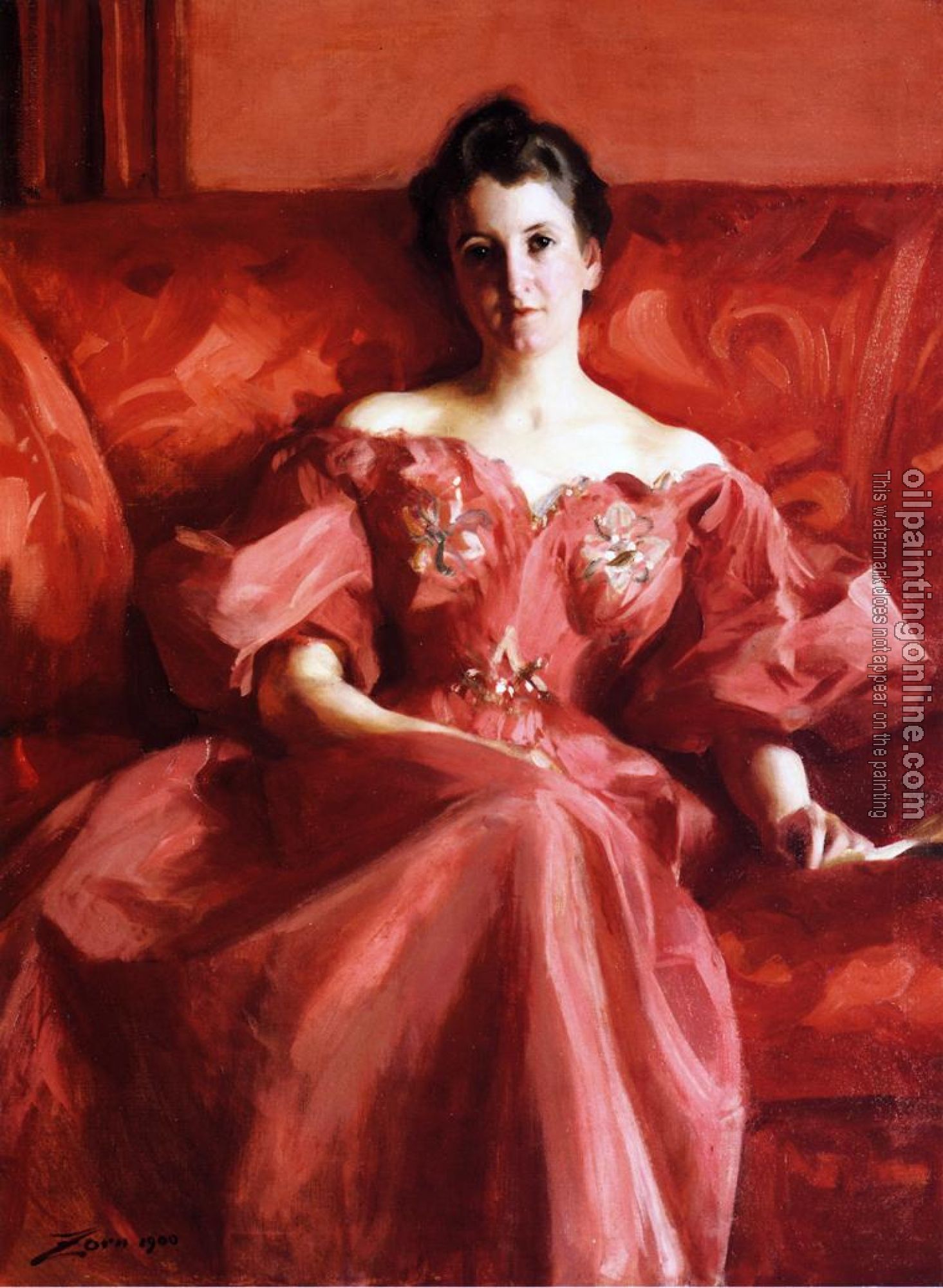 Stevens, Alfred - Portrait of Mrs